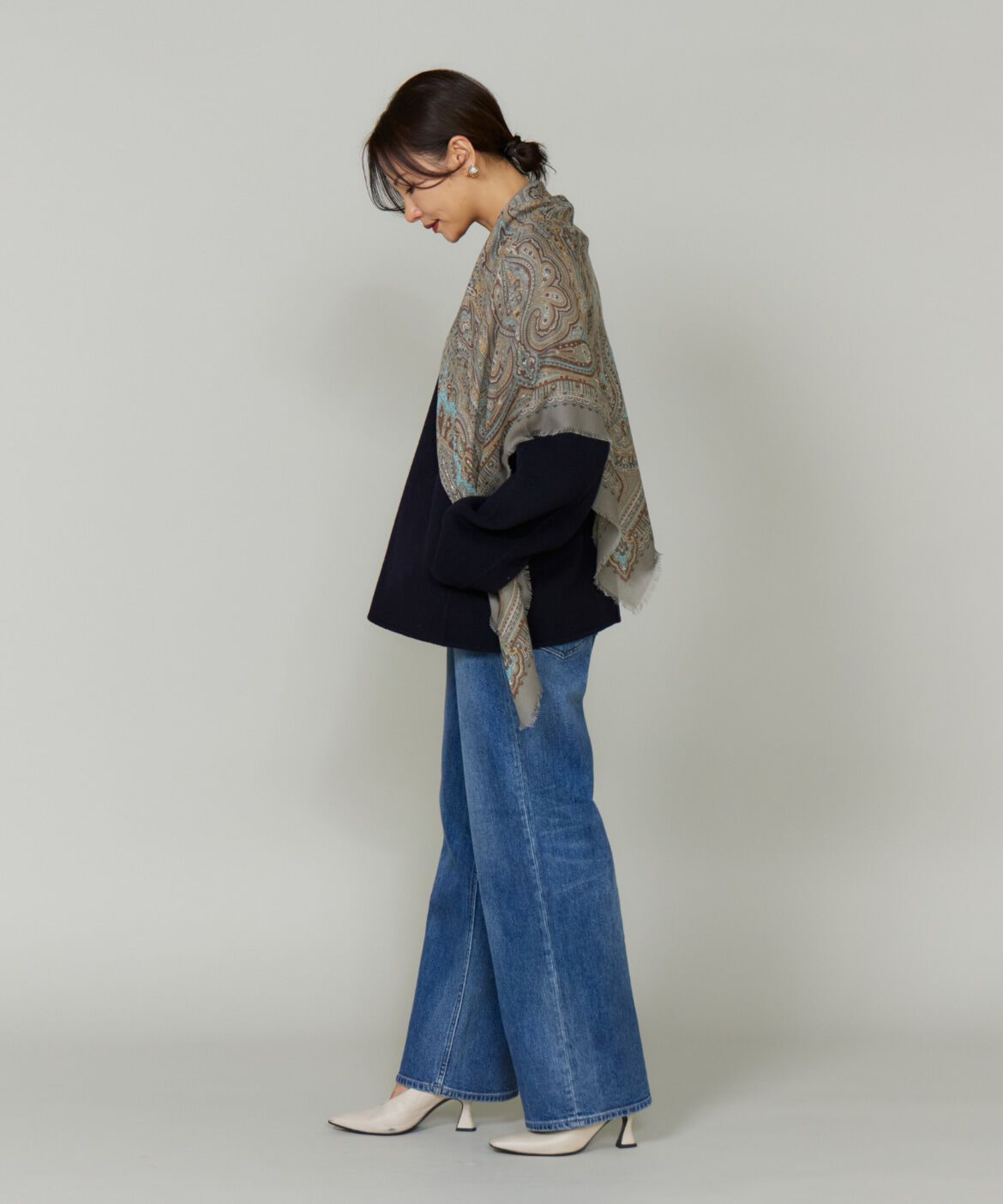 Le Souk「《大きいサイズ》クルーネックリバーコート」|ピーコート|
