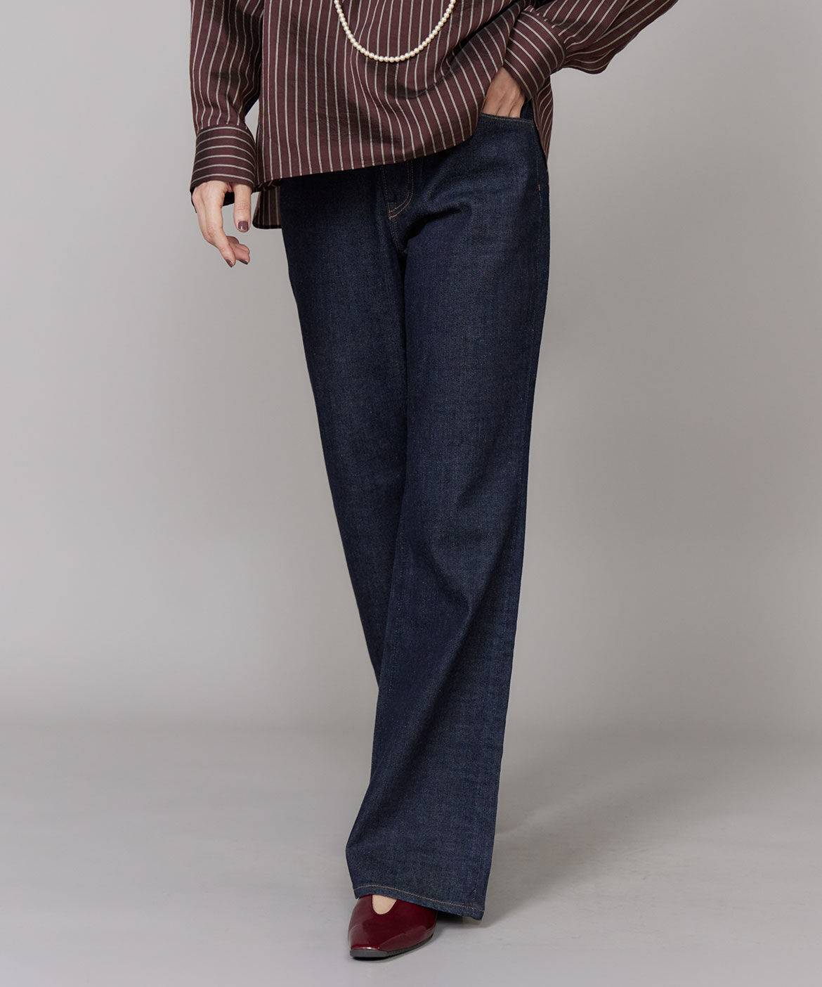 INED「《INED別注》フレアデニム《Healthy DENIM》」|デニム|