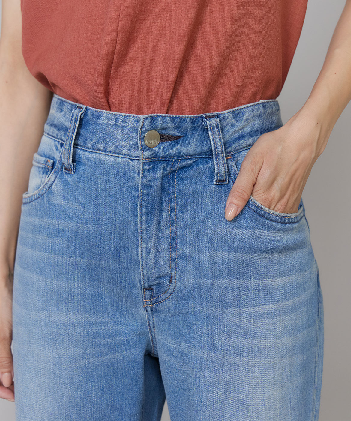 INED「《INED別注》フレアデニム《Healthy DENIM》」|デニム|