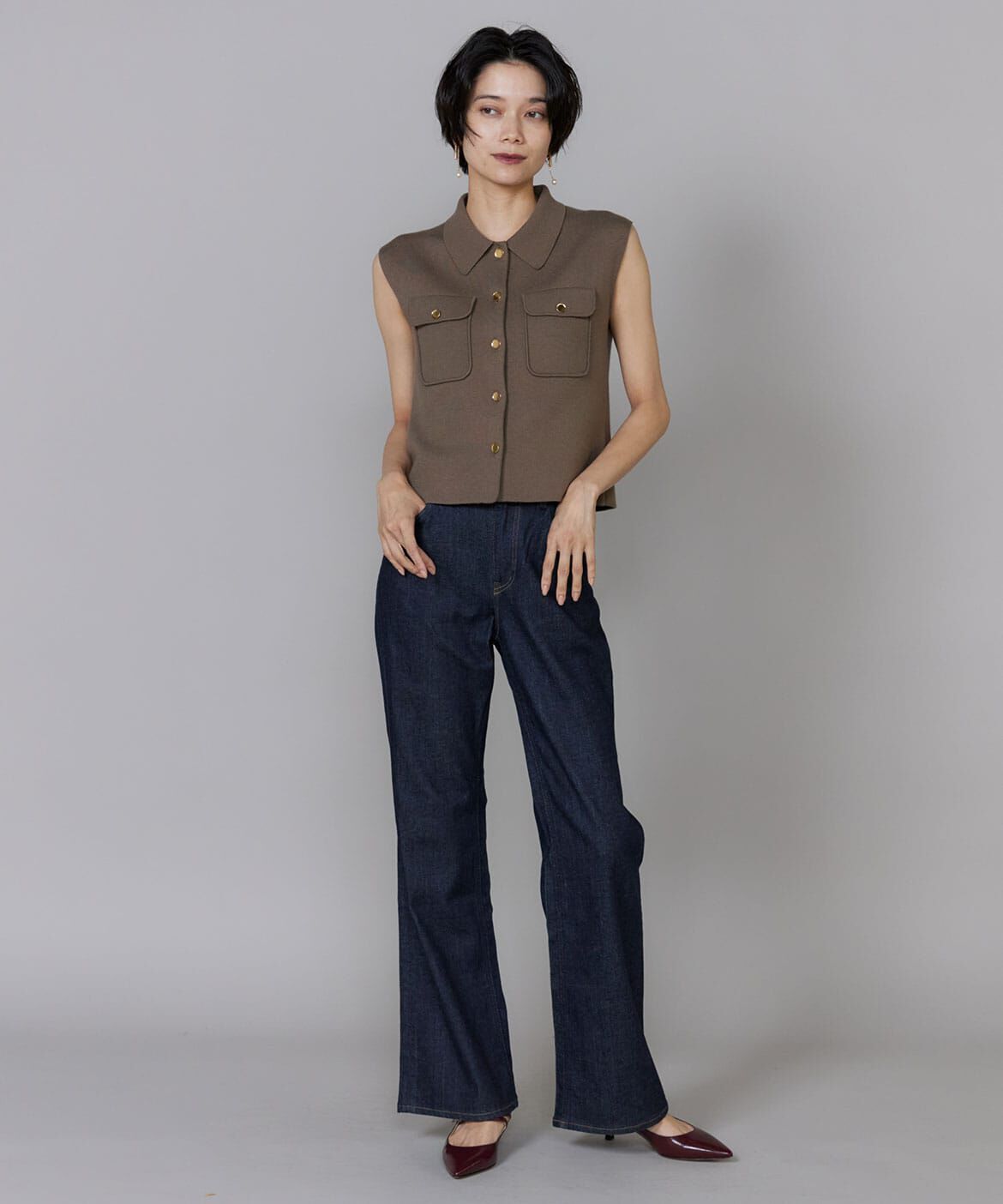 INED「《INED別注》フレアデニム《Healthy DENIM》」|デニム|
