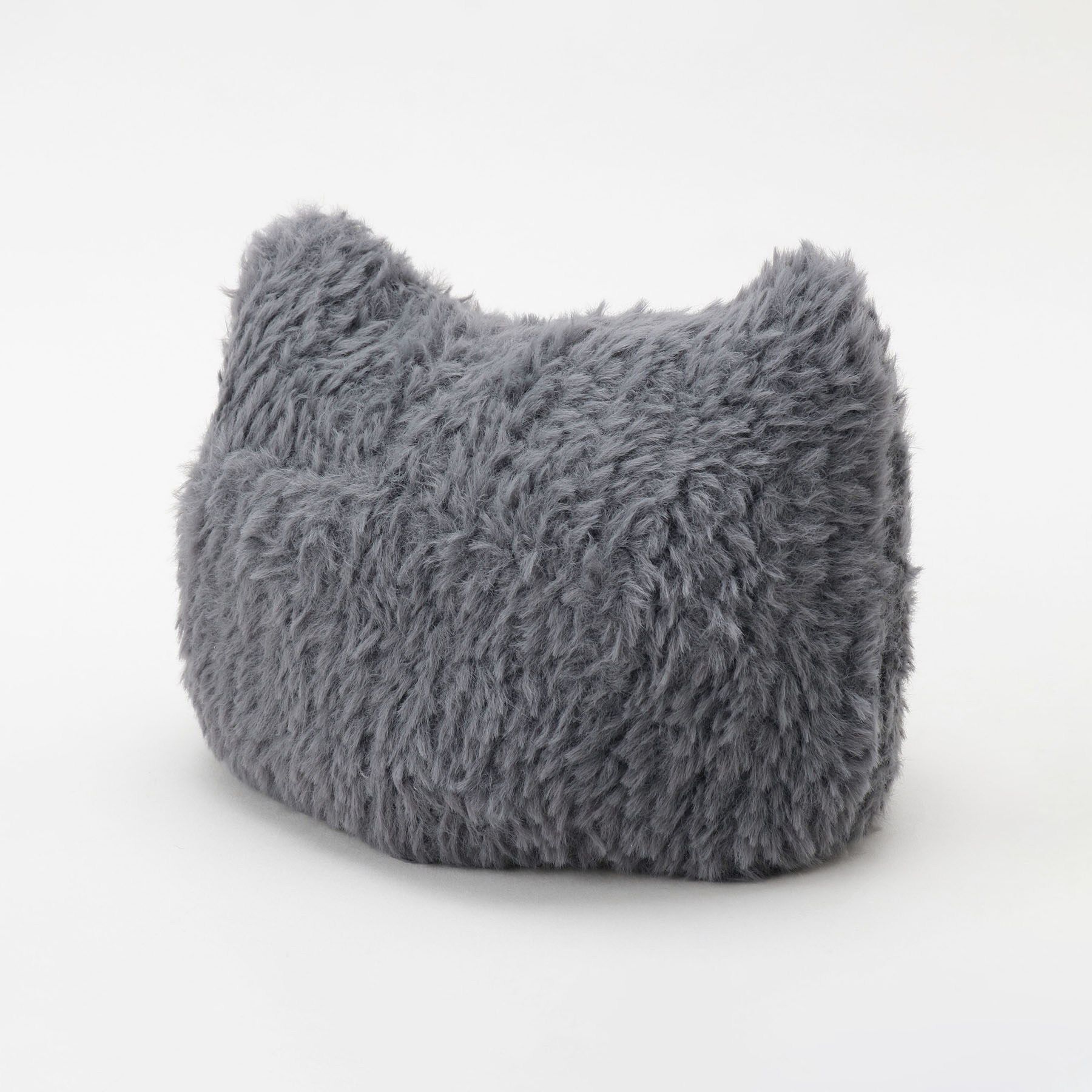 THE SHOP TK「猫耳ワッチKIDS」|ニット帽|チャコールグレー(0