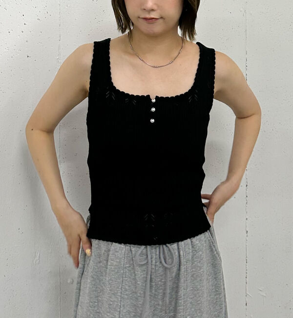 archives「ハリヌキニットタンク」|タンクトップ|