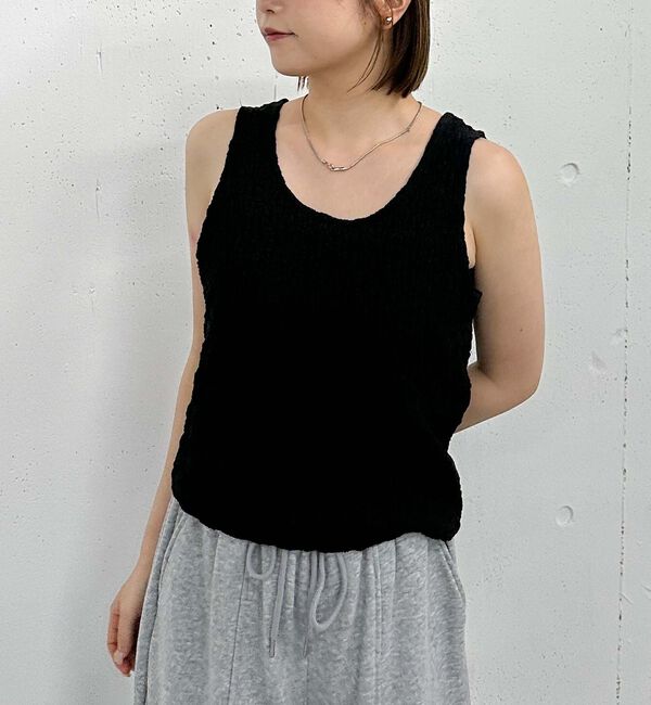 archives「カットＪＱタンク」|タンクトップ|BLACK