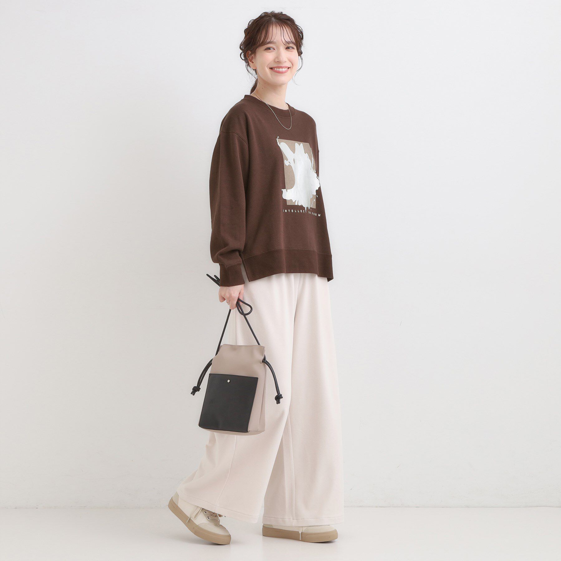 SHOO･LA･RUE「グラフィックアソート裏毛スウェット」|パーカー|