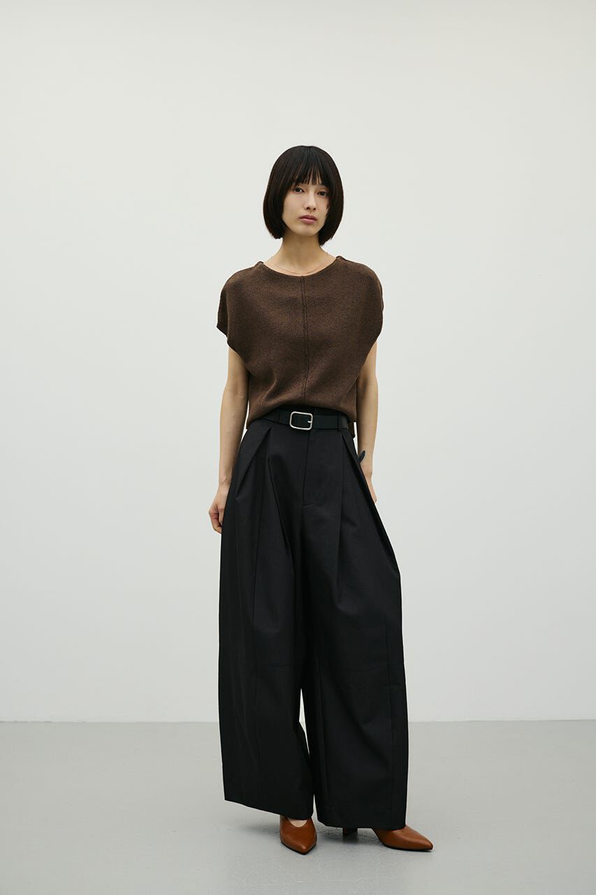 STYLEMIXER「2WAYブークレーニットトップ」|タンクトップ|