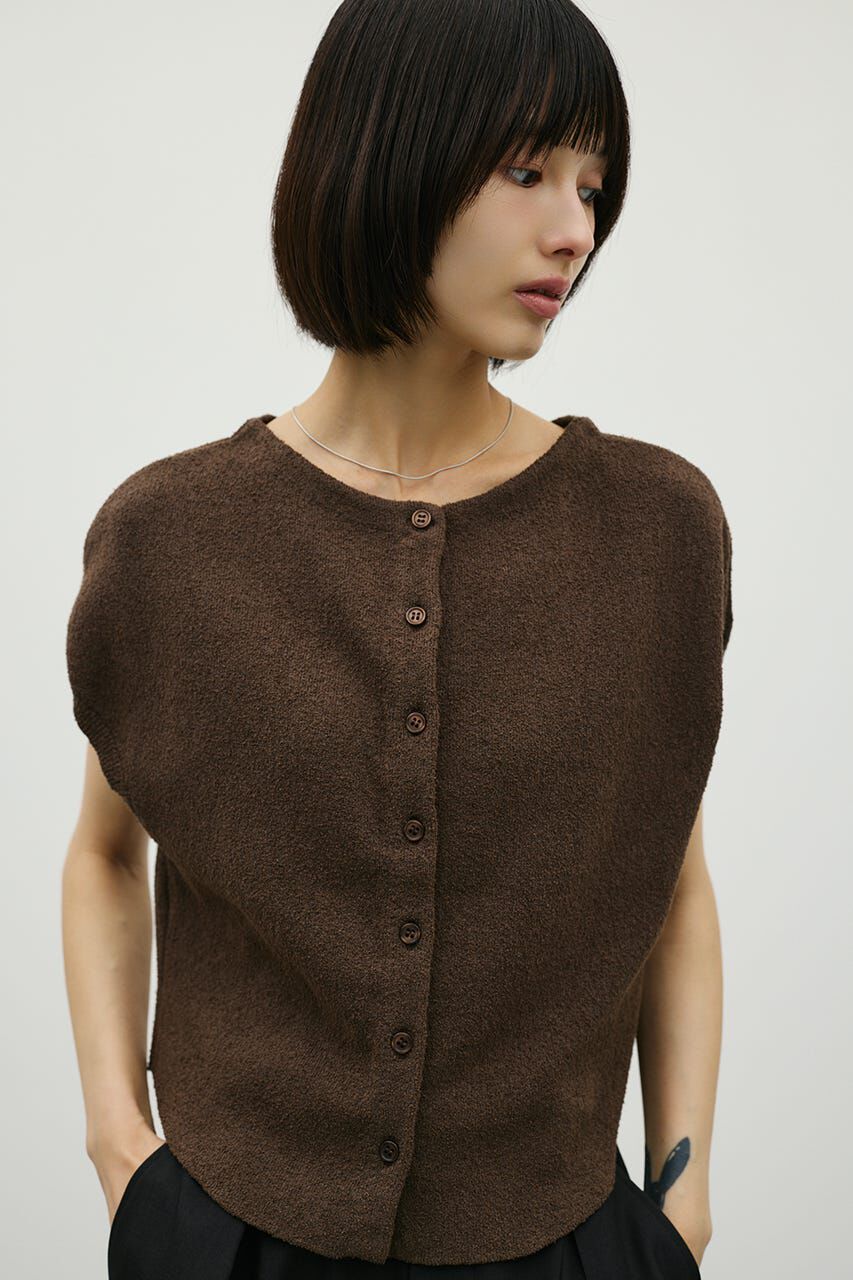 STYLEMIXER「2WAYブークレーニットトップ」|タンクトップ|