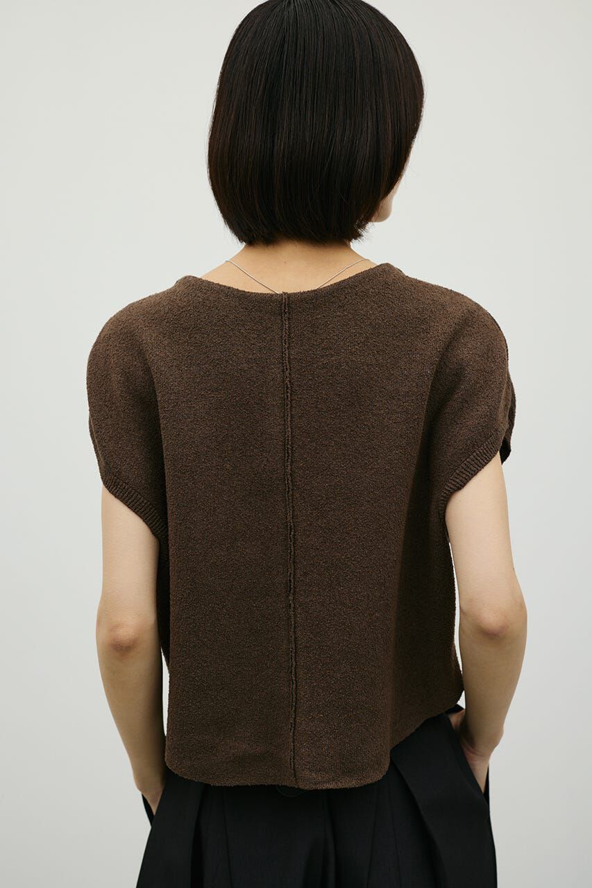 STYLEMIXER「2WAYブークレーニットトップ」|タンクトップ|
