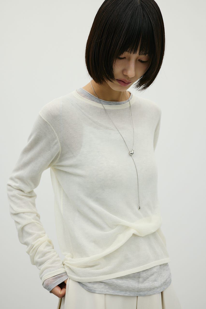 STYLEMIXER「シアースキンニットトップ」|ニット・セーター|