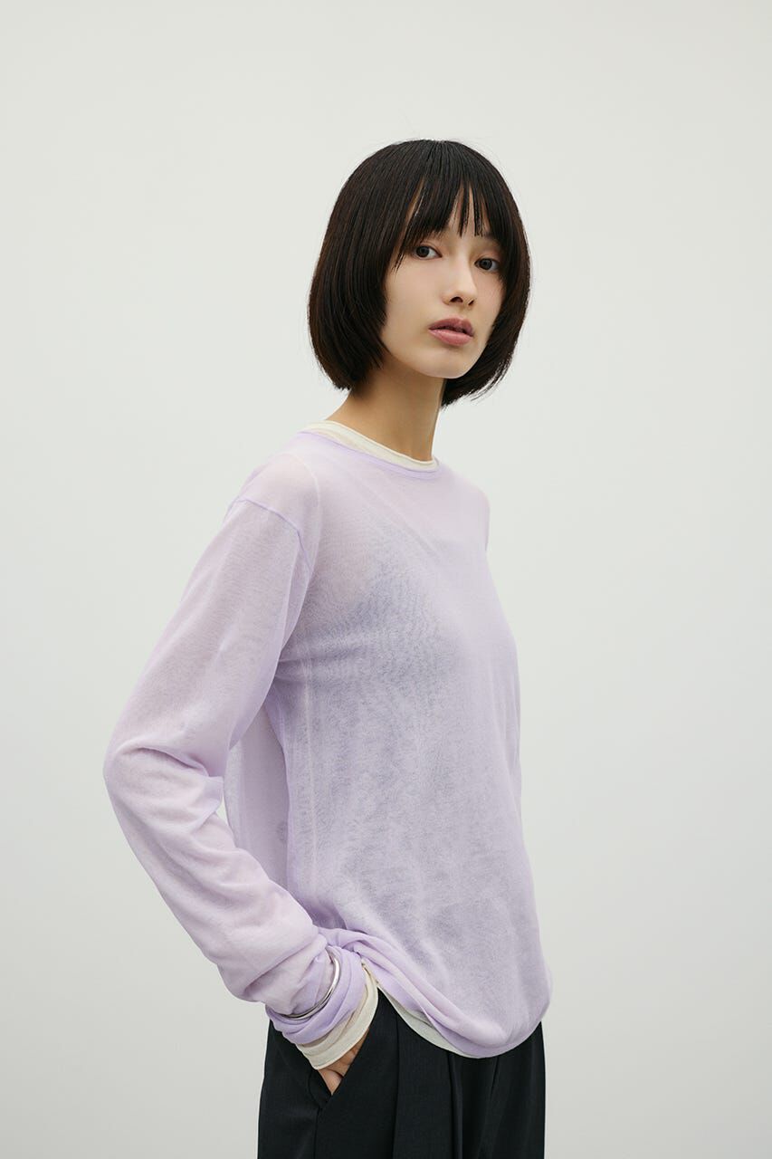 STYLEMIXER「シアースキンニットトップ」|ニット・セーター|