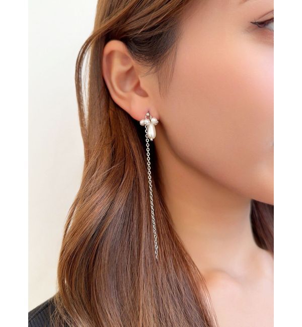 RESEXXY「クラスターパールロングピアス」|ピアス|