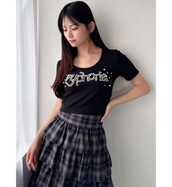 RESEXXY「デコラティブクロップドTシャツ」|Tシャツ・カットソー|