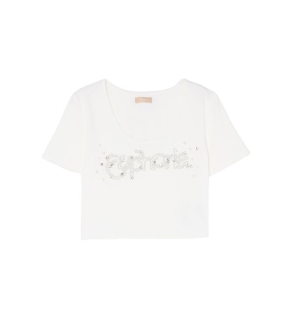 RESEXXY「デコラティブクロップドTシャツ」|Tシャツ・カットソー|