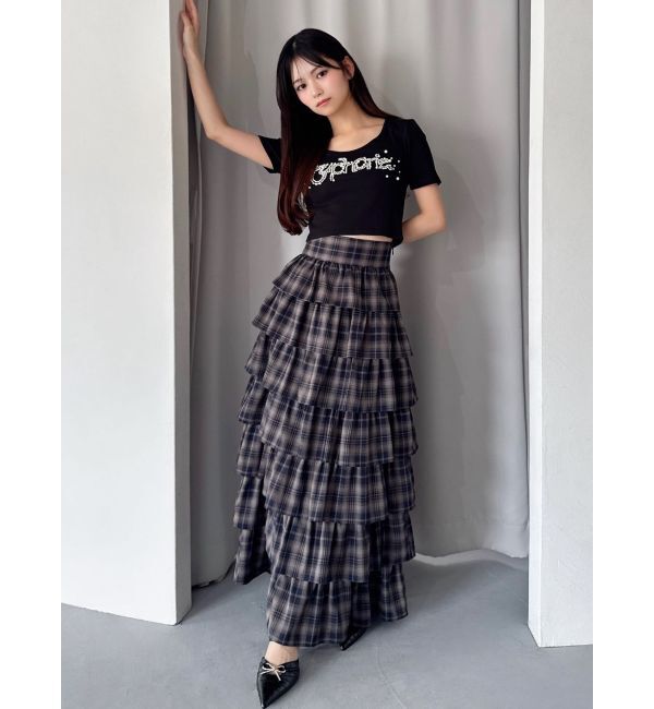 RESEXXY「デコラティブクロップドTシャツ」|Tシャツ・カットソー|