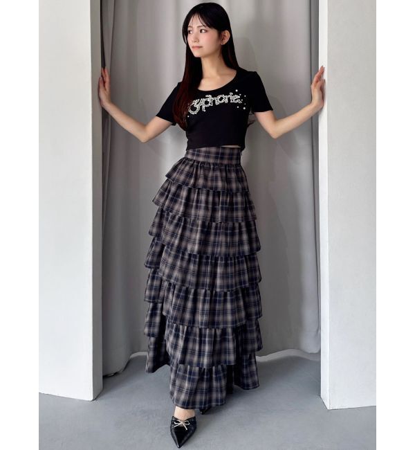 RESEXXY「デコラティブクロップドTシャツ」|Tシャツ・カットソー|