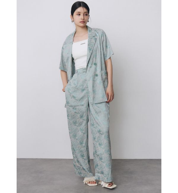 MURUA「ジャガードフラワーワイドパンツ【セットアップ着用可】」|その他|