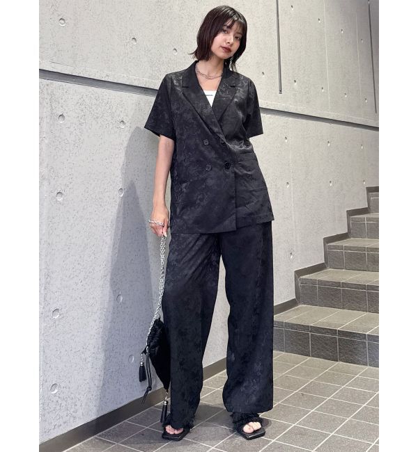 MURUA「ジャガードフラワーワイドパンツ【セットアップ着用可】」|その他|