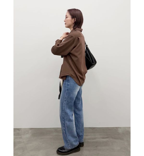 LAGUNAMOON「スリムストレートデニムパンツ」|デニム|
