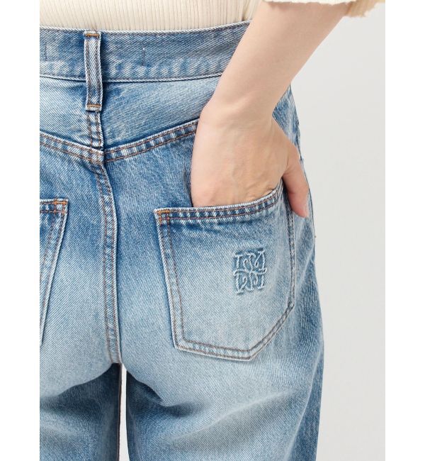 LAGUNAMOON「スリムストレートデニムパンツ」|デニム|