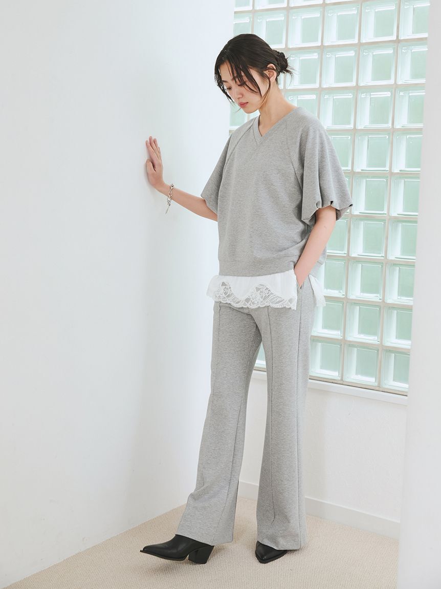 Mila Owen「シルキータッチイージーパンツ」|チノ|
