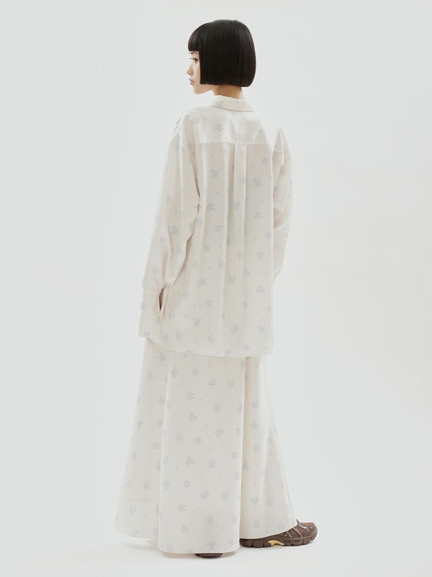 emmi atelier「フラワープリントナロースカート【セットアップ対応】」|スカート|