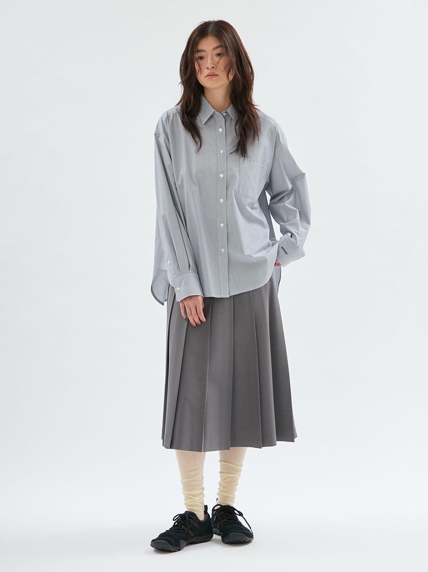 emmi atelier「ベルトセットプリーツスカート」|スカート|