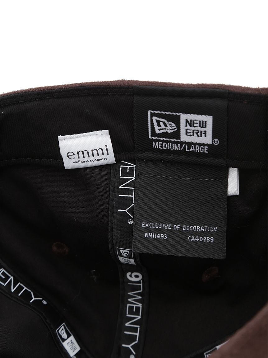 emmi atelier「【emmi｜NEW ERA(R)】9TWENTY(TM) emmiロゴスエードキャップ」|キャップ・キャスケット|