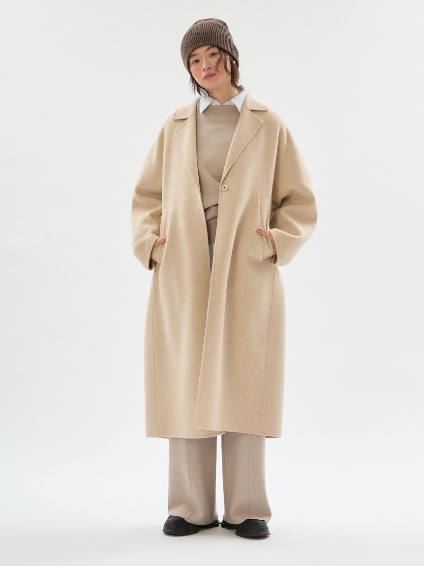 emmi atelier「ウールリブニットビーニー」|ニット帽|