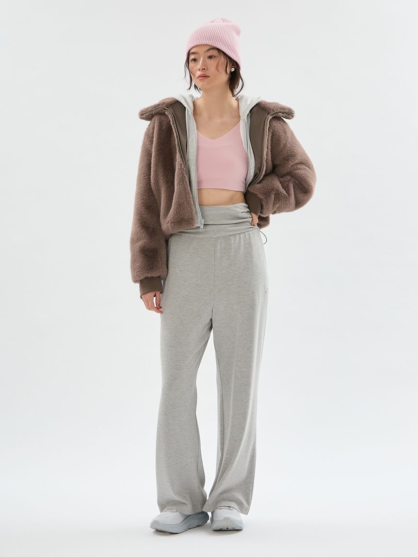 emmi atelier「ウールリブニットビーニー」|ニット帽|