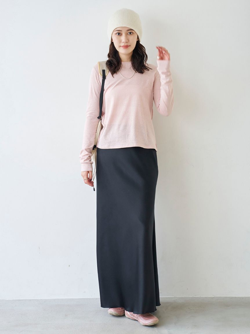 emmi atelier「ウールリブニットビーニー」|ニット帽|