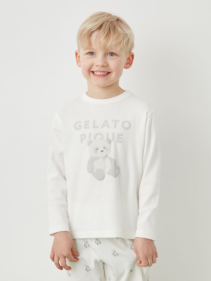 GELATO PIQUE KIDS & BABY「【KIDS】ぬいぐるみワンポイントロンT」|ルームウェア|OWHT