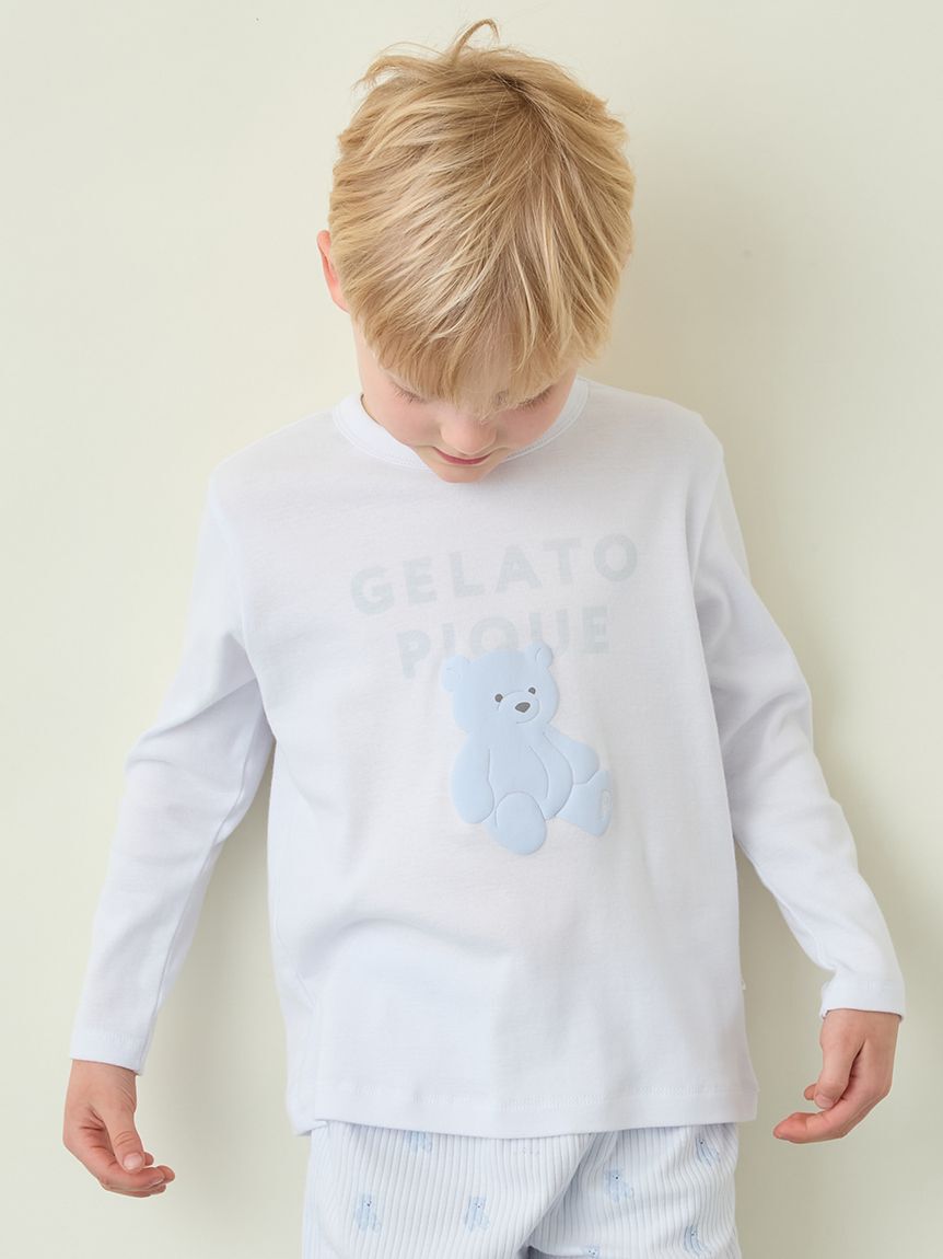 GELATO PIQUE KIDS & BABY「【KIDS】ぬいぐるみワンポイントロンT」|ルームウェア|