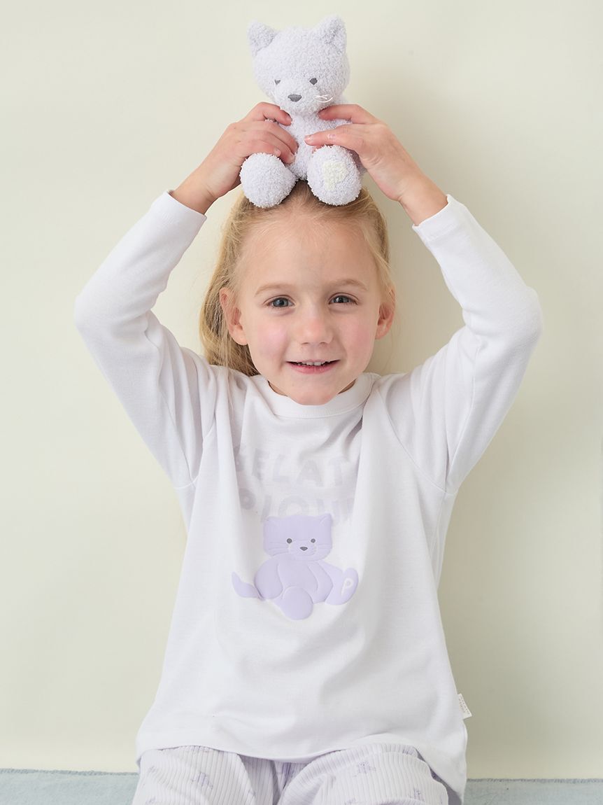 GELATO PIQUE KIDS & BABY「【KIDS】ぬいぐるみワンポイントロンT」|ルームウェア|