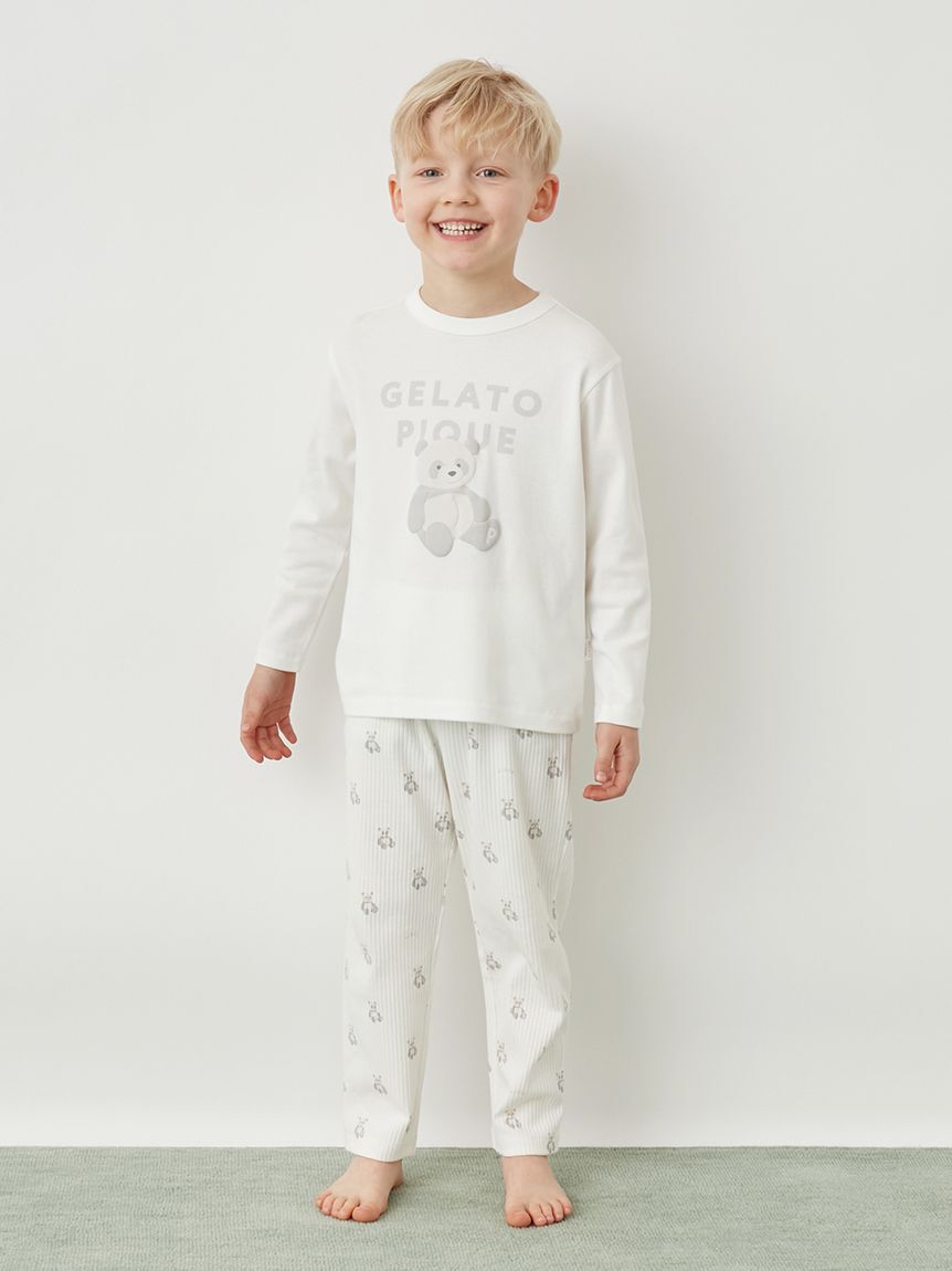 GELATO PIQUE KIDS & BABY「【KIDS】ぬいぐるみワンポイントロンT」|ルームウェア|