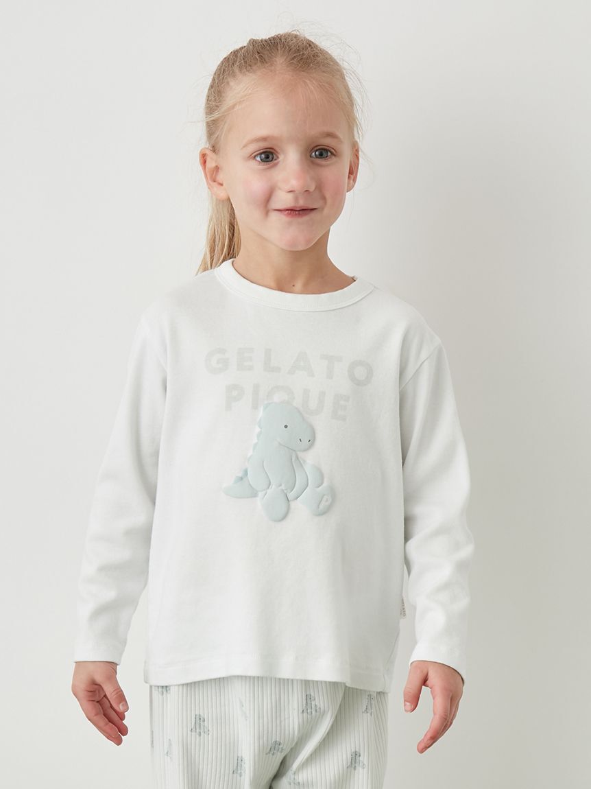 GELATO PIQUE KIDS & BABY「【KIDS】ぬいぐるみワンポイントロンT」|ルームウェア|