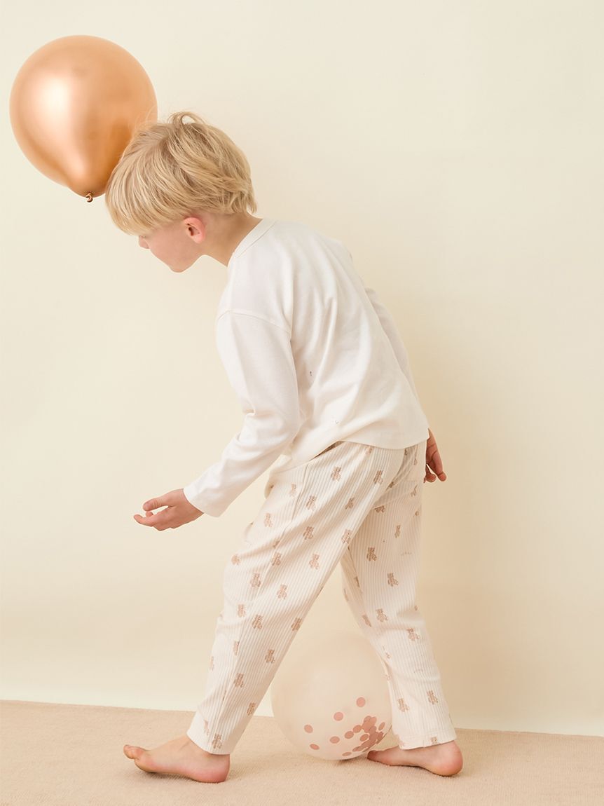 GELATO PIQUE KIDS & BABY「【KIDS】ぬいぐるみワンポイントロンT」|ルームウェア|