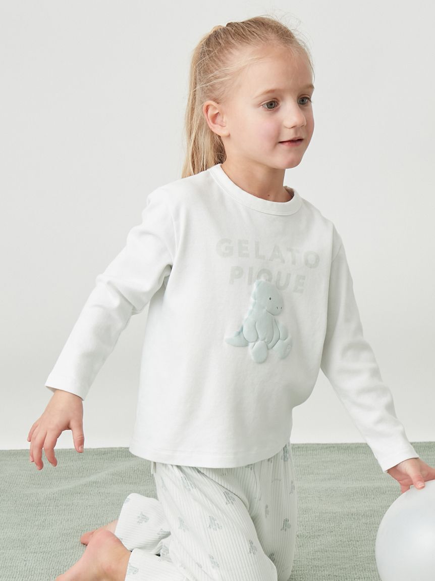 GELATO PIQUE KIDS & BABY「【KIDS】ぬいぐるみワンポイントロンT」|ルームウェア|MNT