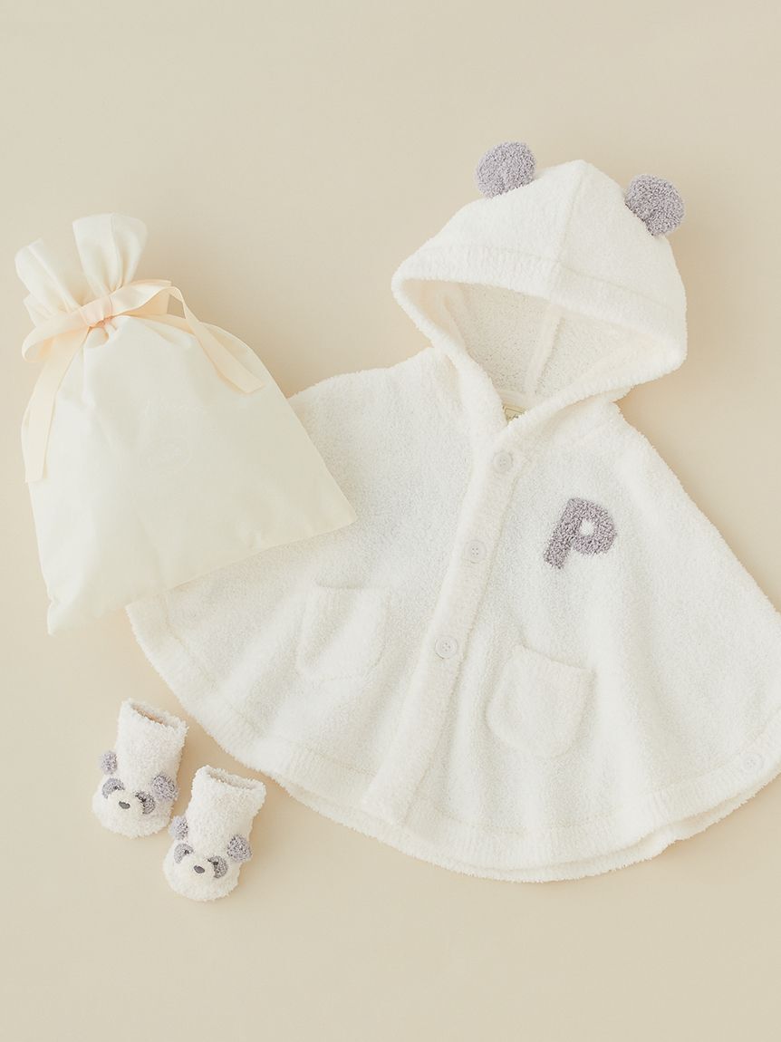 GELATO PIQUE KIDS & BABY「【ラッピング済み】【BABY】パウダーアニマルポンチョ＆ソックスSET」|その他ベビー用品|OWHT