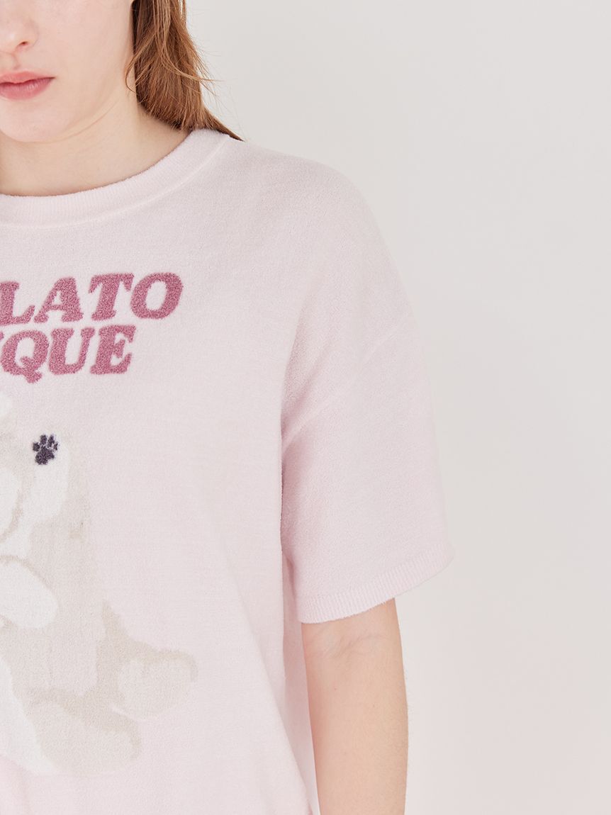 gelato pique「【ONLINE限定】ドッグジャガードプルオーバー&ショートパンツセット」|ルームウェア|