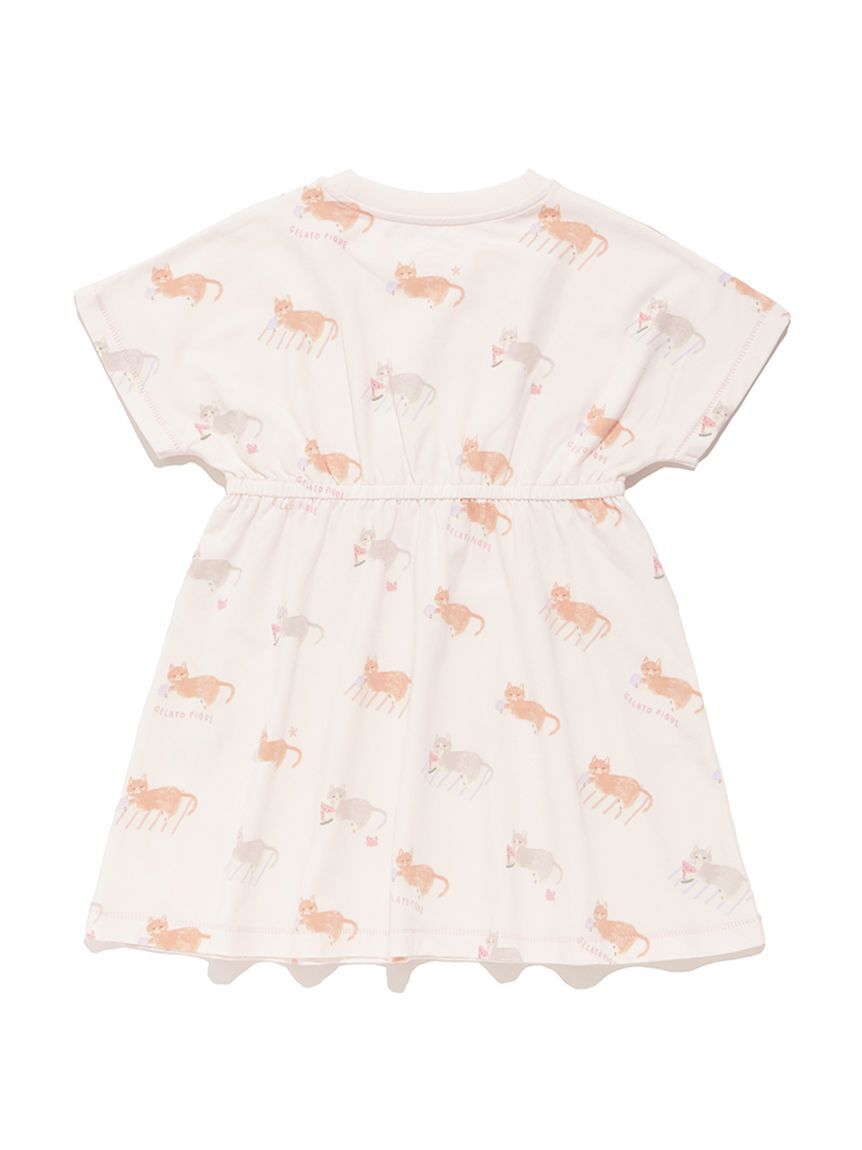 GELATO PIQUE KIDS & BABY「【KIDS】シーサイドキャット柄半袖ワンピース」|ワンピース|