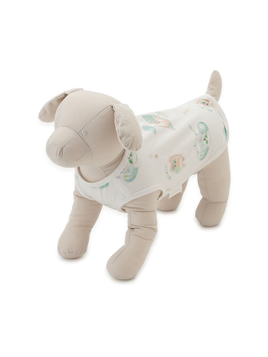  GELATO PIQUE CAT&DOG「【CAT&DOG】【接触冷感】ビーチ マルチーズ ポメラニアン チワワ柄Coolingプルオーバー」|その他|