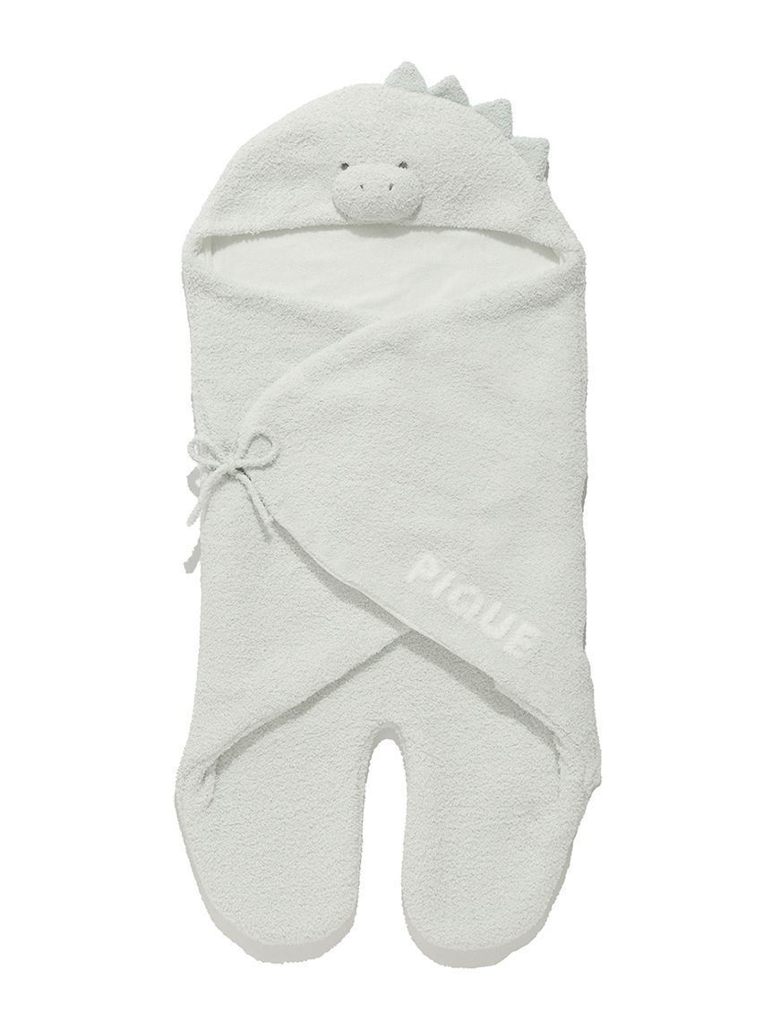 GELATO PIQUE KIDS & BABY「【ラッピング済み】【BABY】パウダーアニマルおくるみ&スタイセット BOX付き」|その他ベビー用品|