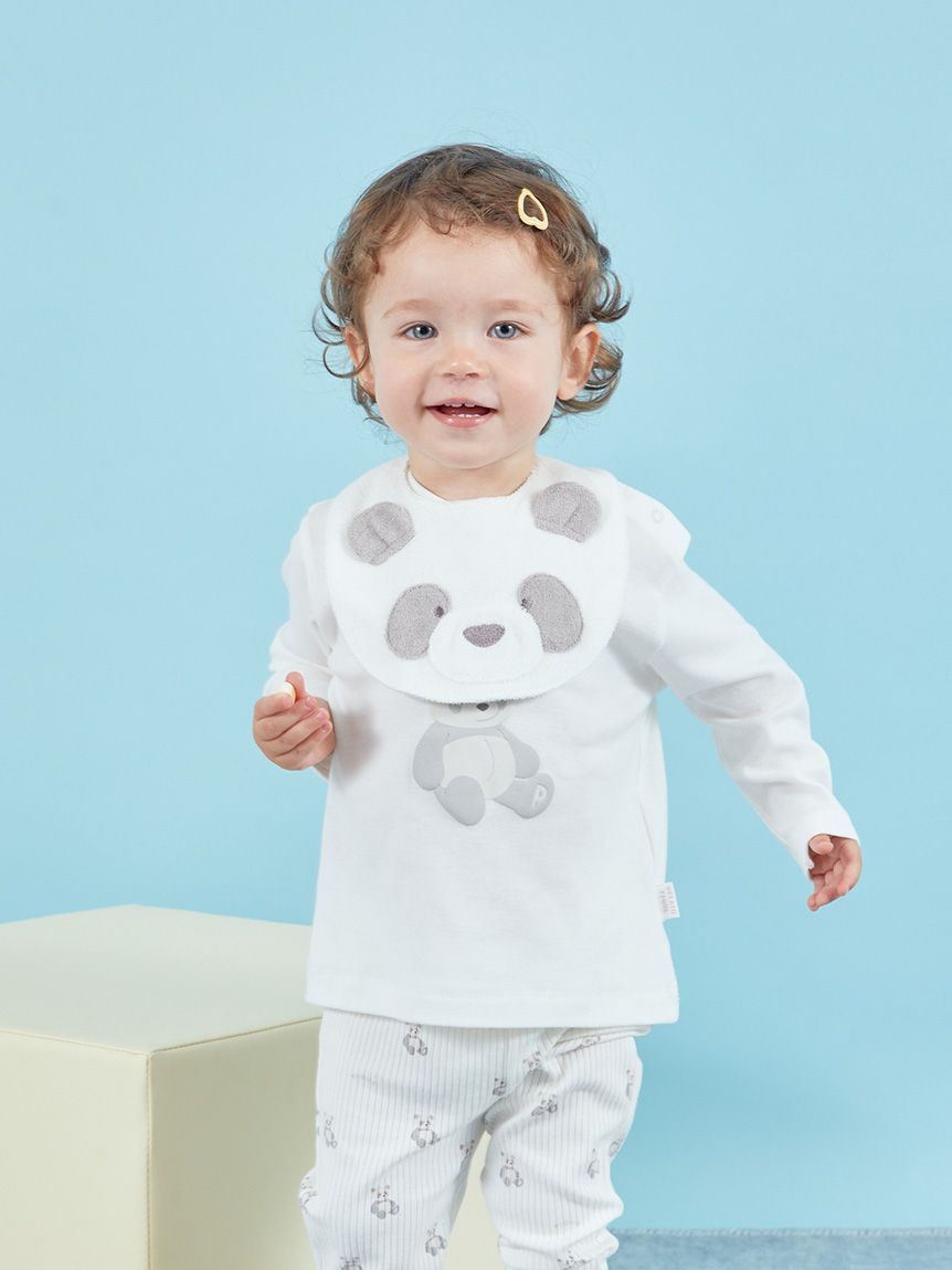 GELATO PIQUE KIDS & BABY「【ラッピング済み】【BABY】パウダーアニマルおくるみ&スタイセット BOX付き」|その他ベビー用品|