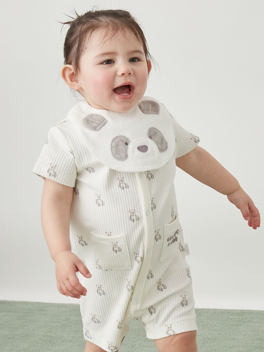 GELATO PIQUE KIDS & BABY「【ラッピング済み】【BABY】パウダーアニマルおくるみ&スタイセット BOX付き」|その他ベビー用品|