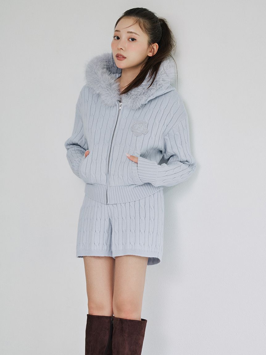 SNIDEL「【セットアップ対応】ニットショートパンツ」|その他|LBLU