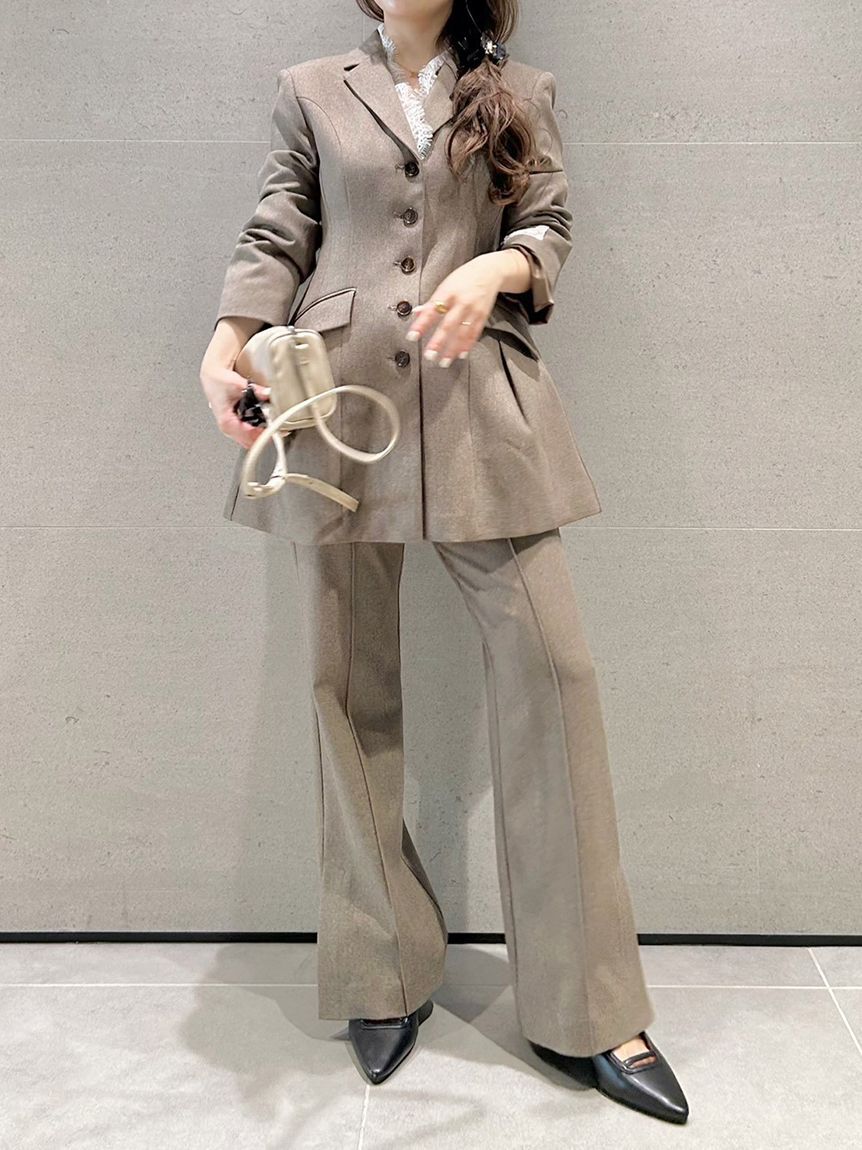 LILY BROWN「アタッチドレースジャケットミニワンピース」|ワンピース|