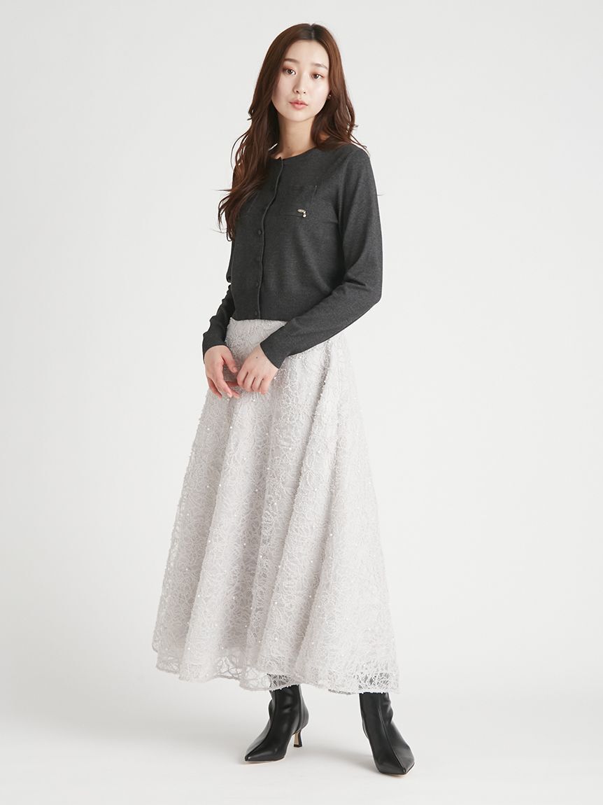 CELFORD「レース刺繍スカート」|スカート|