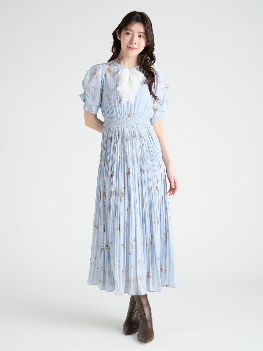 CELFORD「フローラルヨークレースワンピース」|ワンピース|