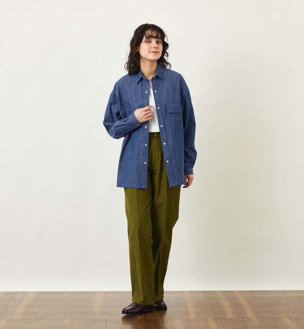 MACKINTOSH PHILOSOPHY「GREY LABEL ライトデニムワークシャツ」|シャツ・ブラウス|