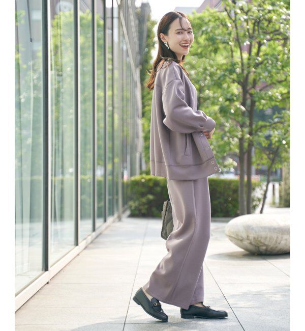 ikka「【洗濯機で洗える】GOKU楽ダンボールワイドパンツ」|その他|