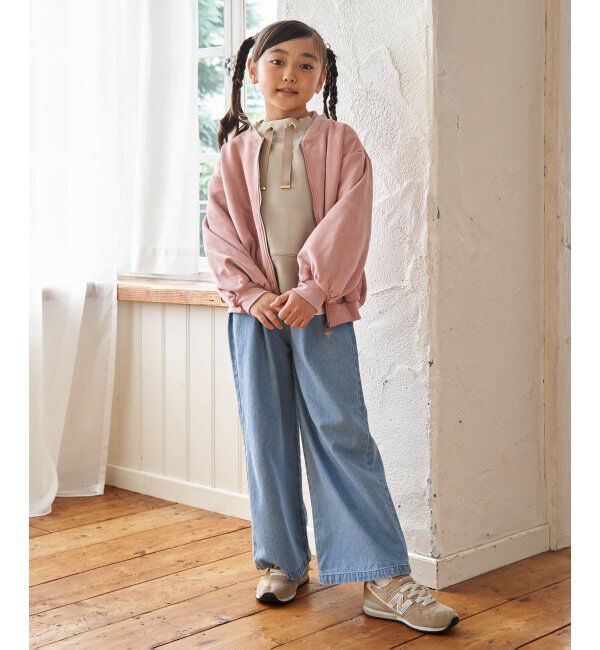 ikka kids「レースアップワイドパンツ（120~160cm）」|その他|